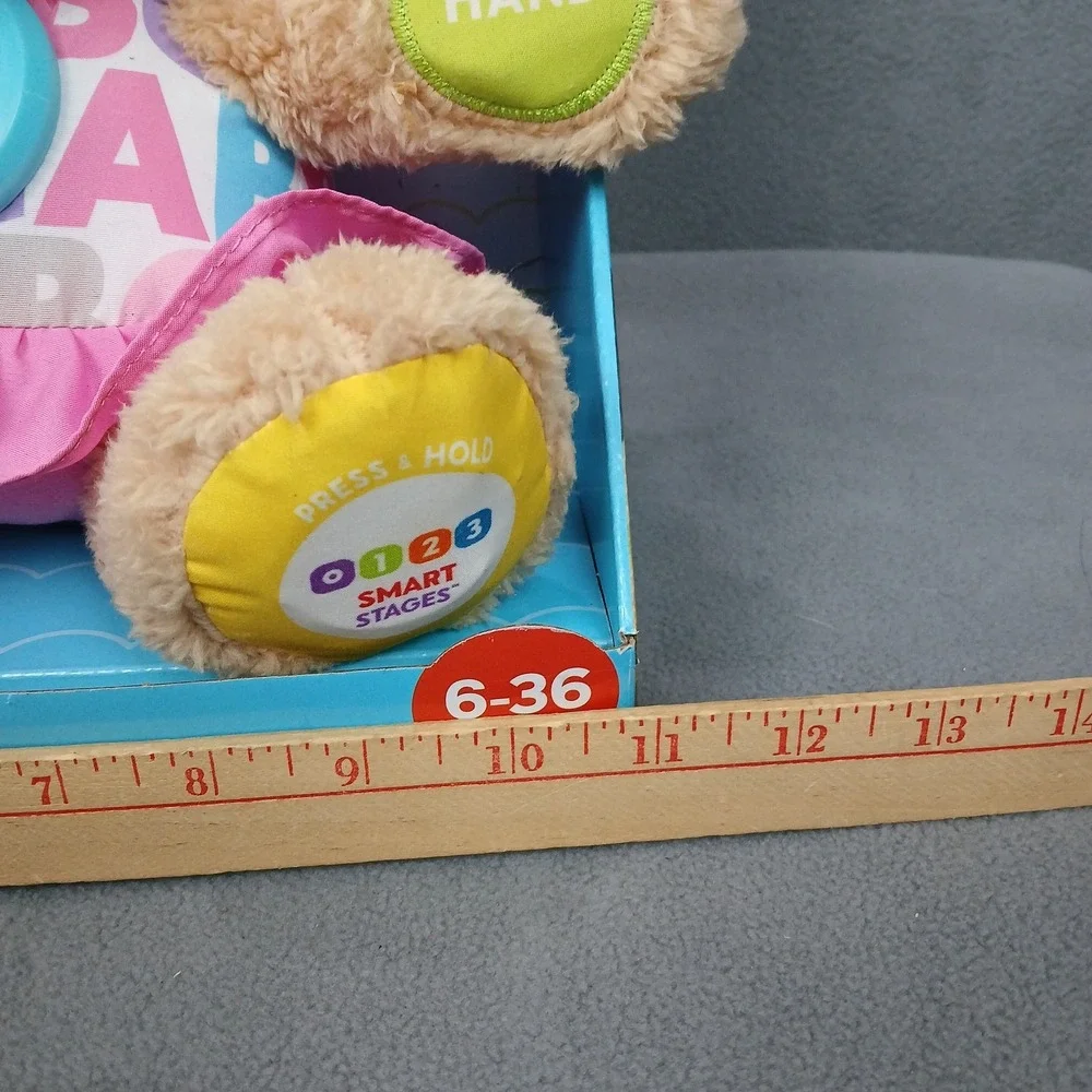 Fisher-Price FDF22 Laugh & Learn Smart Stages Sis Plush Toy 75+ Sound & Phrases